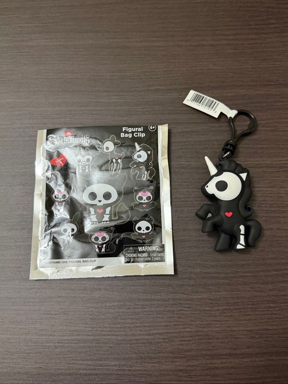 Skelanimals Series 1 Blind Bag Figural Bag Clip Keychain - Bonita